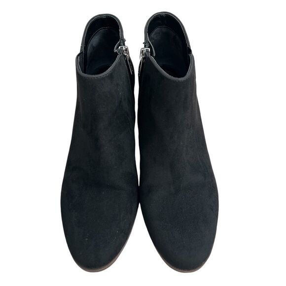 Circus by Sam Edelman Porter Ankle Boots Womens 7.5M Black Faux Suede Booties - Picture 4 of 11